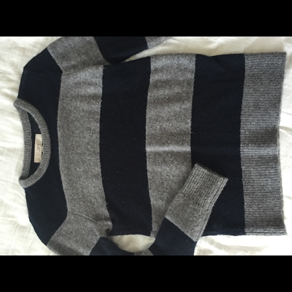 LOFT striped sweater